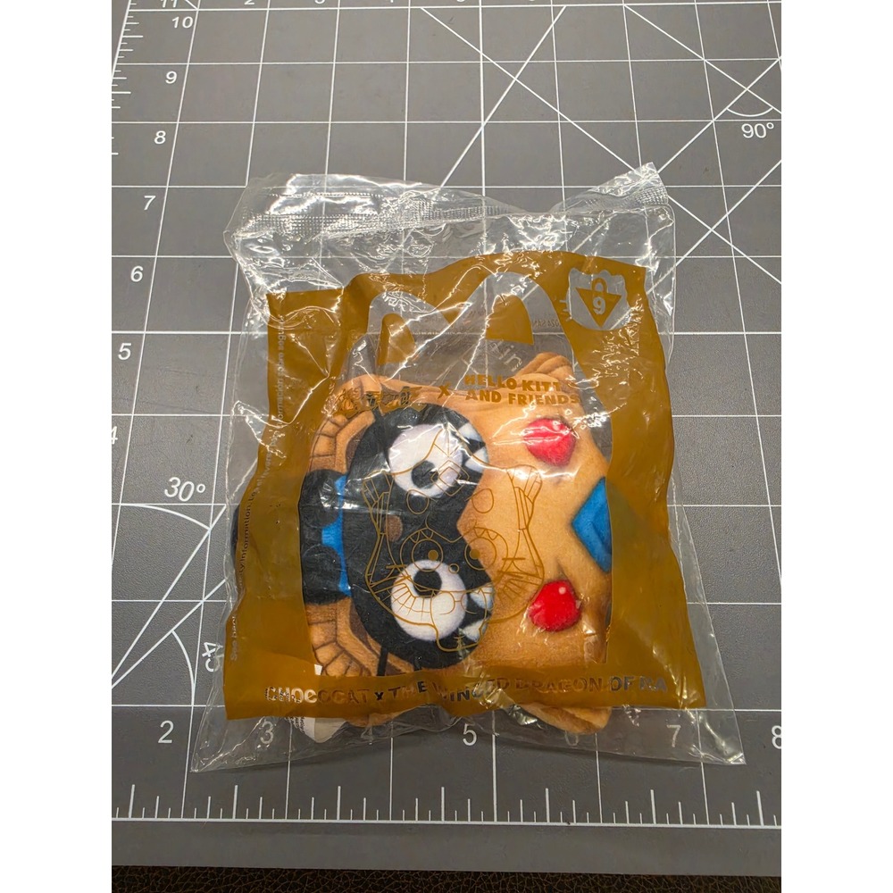 McDonalds 2024 Yu-Gi-Oh x Hello Kitty Chococat Winged Dragon of Ra Plush Toy 9